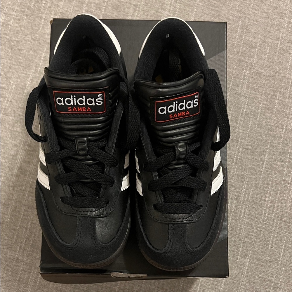 Adidas Samba Kids Black White Sneakers
